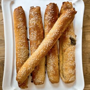 Keto Paluchy z Serem i Pieczarkami