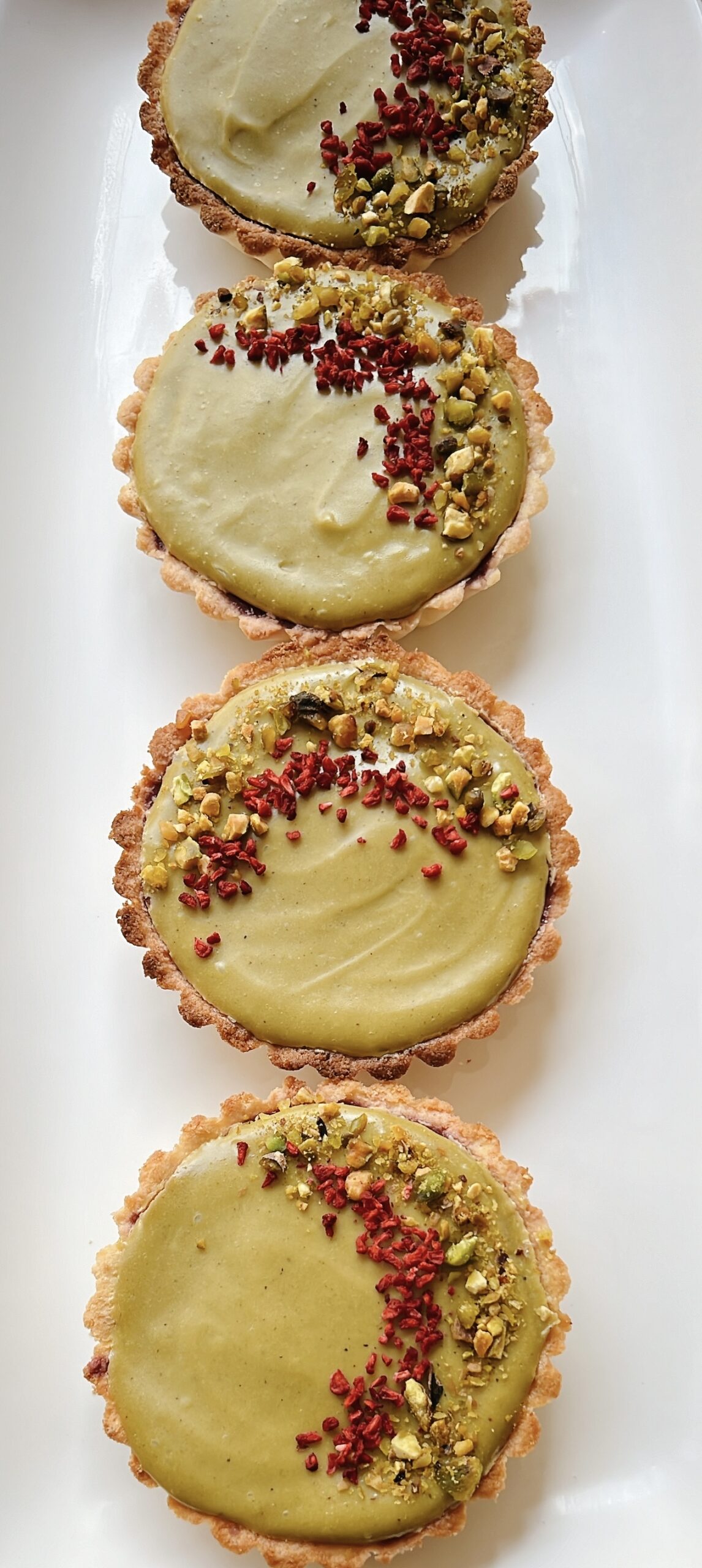 Keto Tartaletka Malinowo-Pistacjowa