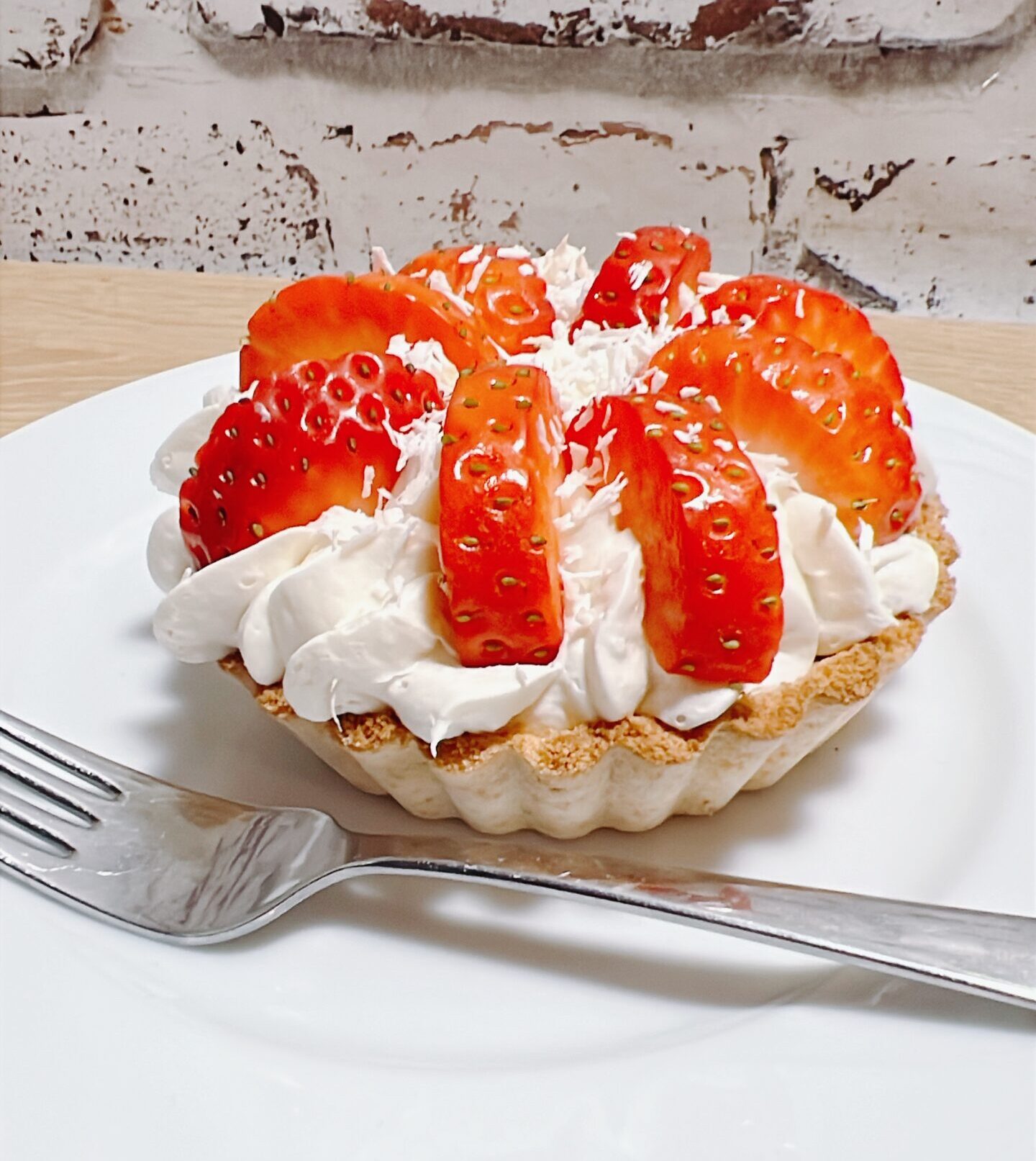 Keto Vege Tartaletka Czekoladowo-Truskawkowa