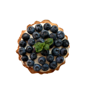 Keto Tartaletka z Lemon Curd i Borówkami