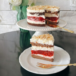 Keto Vege Malinowa Chmurka